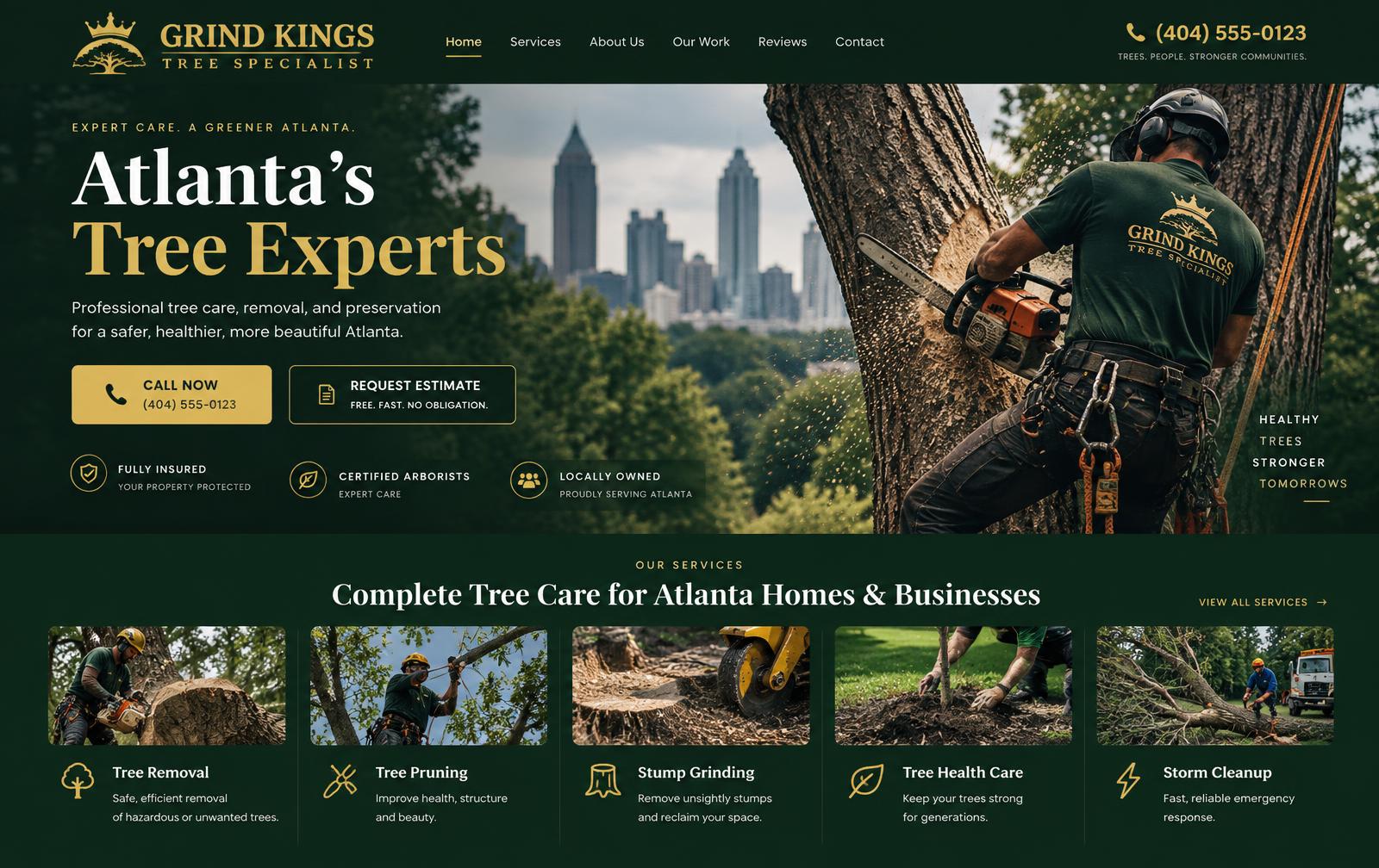 Tree Experts website experience